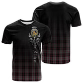 MacPherson Hunting Tartan Crest T-shirt - Alba Celtic Style